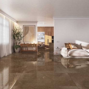 Porcelanato Incesa Elegance Brown Polido Retificado 60x120cm