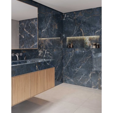 Porcelanato Incesa Marmo Blue Polido Retificado 60x120