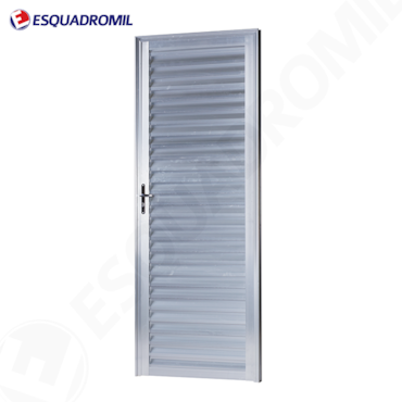 Porta Abrir Veneziana Total Esquadromil Esquerda 210x70cm Porta Abrir Veneziana Total Esquadromil Esquerda 210x70cm