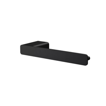 Porta Papel Preto / Suporte de Parede Docol Flat Ônix 20cm