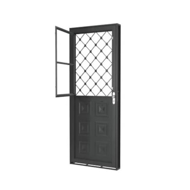 Porta Ramassol Mista Xadrez Direita 215x83x6cm Porta Ramassol Mista Xadrez Direita 215x83x6cm