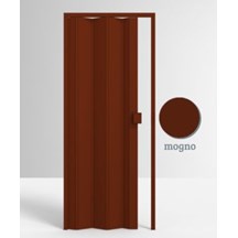 Porta Sanfonada Mogno PVC Permatti 210x72cm