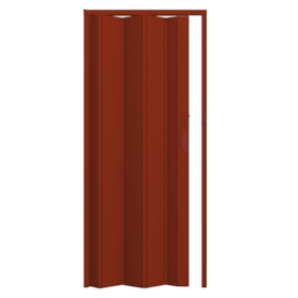 Porta Sanfonada Mogno PVC Permatti 210x85cm