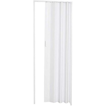 Porta Sanfonada Permatti PVC Branca 210x85cm