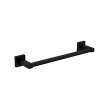 Porta Toalha de Rosto Quadratta Deca Black Matte 30cm