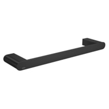 Porta Toalha de Rosto Versa Deca Black Matte 30cm