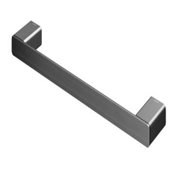 Porta Toalhas de Rosto Docol Flat Grafite Escovado Porta Toalhas de Rosto Docol Flat Grafite Escovado