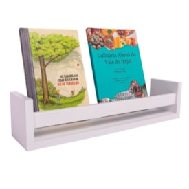 Prateleira Revisteiro Prat-k Decorare 45x10x10cm Branco