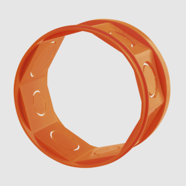 Prolongador p/ Caixa de Luz Octogonal Laranja Krona Prolongador p/ Caixa de Luz Octogonal Laranja Krona