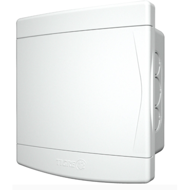 Quadro de Distribuição de Embutir 3/4 Disjuntores Branco Quadro de Distribuição de Embutir 3/4 Disjuntores Branco