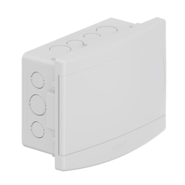 Quadro de Distribuição de Embutir 6/8 Disjuntores Branco Quadro de Distribuição de Embutir 6/8 Disjuntores Branco