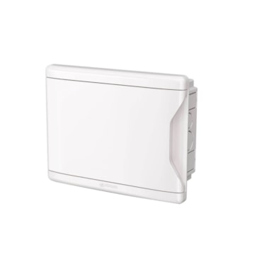 Quadro de Distribuição Krona 1270 sem Barramento de Embutir 4D/3N Branco Quadro de Distribuição Krona 1270 sem Barramento de Embutir 4D/3N Branco