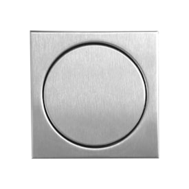 Ralo Elegance Aço Inox Mozaik Escovado 12,5x12,5cm