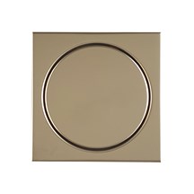 Ralo Elegance Aço Inox Mozaik Ouro 12,5x12,5cm