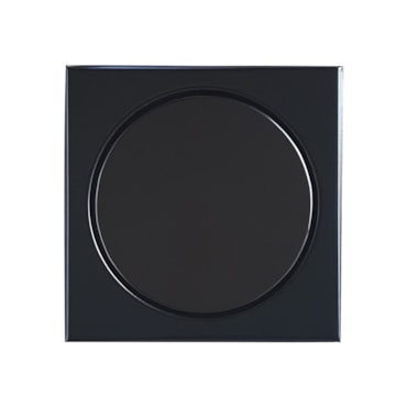 Ralo Elegance Aço Inox Mozaik Preto 17,5x17,5cm