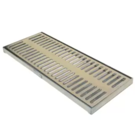 Ralo Galvanizado com Caixilho 10x50cm Ronconi
