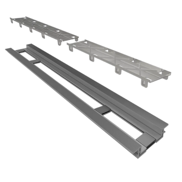 Ralo Linear Infinity Tampa Oculta Base PVC 120cm