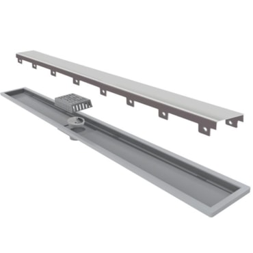 Ralo Linear Royal com Tampa Inox 80cm