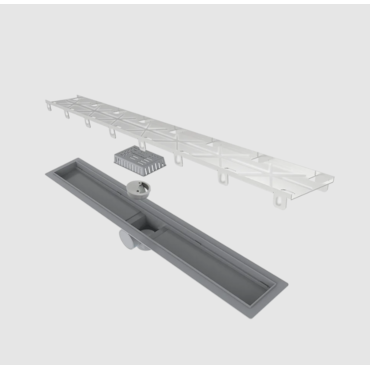 Ralo Linear Smart Tampa Oculta sem Sifão 60cm Ralo Linear Smart Tampa Oculta sem Sifão 60cm