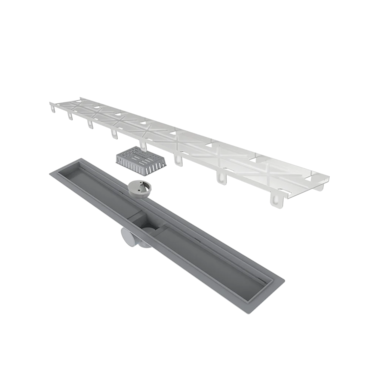 Ralo Linear Smart Tampa Oculta Sem Sifão 70cm