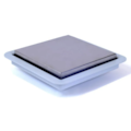 Ralo Linear Square Tampa Inox Escovado 15x15cm