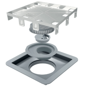 Ralo Linear Square Tampa Oculta 15x15cm