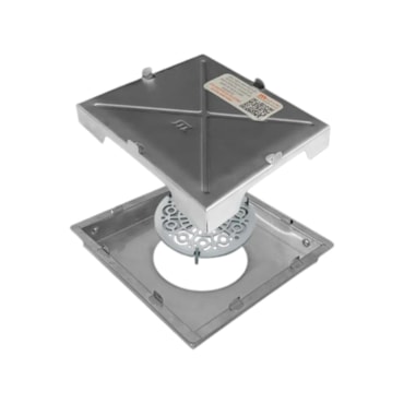 Ralo Quattro Tampa Oculta Mozaik 15x15cm Ralo Quattro Tampa Oculta Mozaik 15x15cm