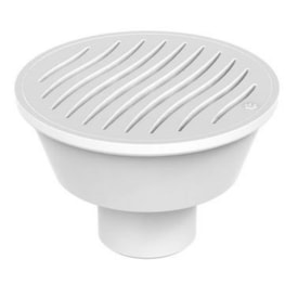 Ralo Sifonado Cônico Tigre Branco 100x40mm