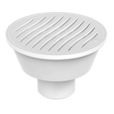 Ralo Sifonado Cônico Tigre Branco 100x40mm
