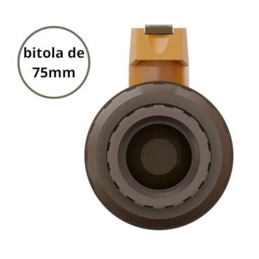 Registro Válvula Esfera Tigre Duas Porcas 75mm