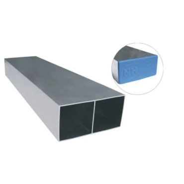 Régua de Alumínio Grossa Para Pedreiro 2 Metros Azul Régua de Alumínio Grossa Para Pedreiro 2 Metros Azul