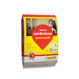 Rejuntamento Flexível Quartzolit Cinza Platina 5kg