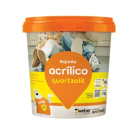 Rejunte Acrílico Quartzolit Cinza Outono 1kg