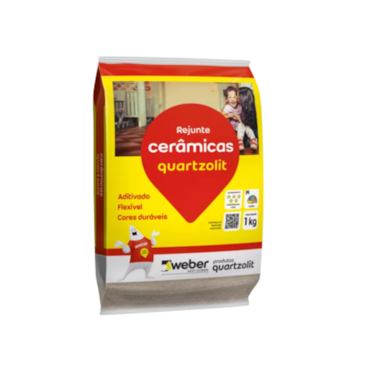 Rejunte Cerâmicas Flexível Quartzolit Cairo 1Kg