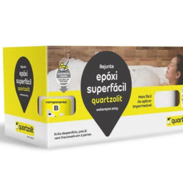 Rejunte Époxi Quartzolit 1kg Cinza Ártico Rejunte Époxi Quartzolit 1kg Cinza Ártico