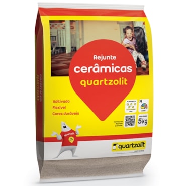 Rejunte Flexível Quartzolit Caramelo 5Kg Rejunte Flexível Quartzolit Caramelo 5Kg
