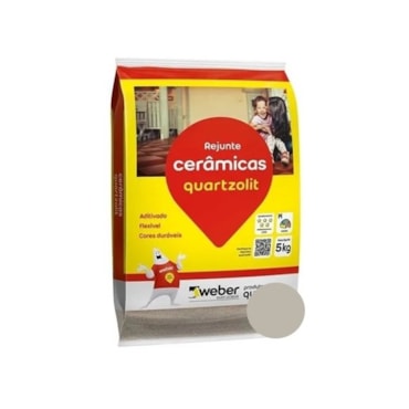 Rejunte Flexível Quartzolit Cerâmicas Corda 5Kg