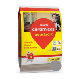 Rejunte Flexível Quartzolit Cinza Ártico 1Kg