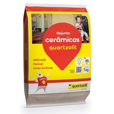 Rejunte Quartzolit Flexível Preto Grafite 1Kg Rejunte Quartzolit Flexível Preto Grafite 1Kg