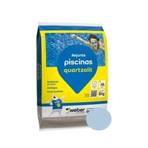 Rejunte Quartzolit para Piscinas 5Kg Azul Celeste