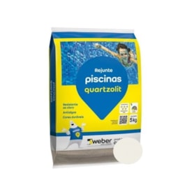 Rejunte Quartzolit para Piscinas 5Kg Branco
