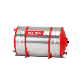 Reservatório Inox Térmico 304 Komeco Horizontal Baixa Pressão 200L