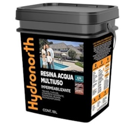 Resina Acqua Multiuso Hydronorth Incolor 18L