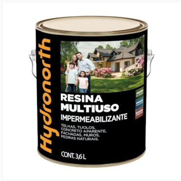 Resina Multiuso Base Solvente Incolor 3,6L