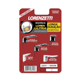 Resistência para Chuveiro Lorenzetti 220V 6800W Acqua Storm Duo Star Lorenzetti