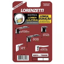 Resistência para Chuveiro Lorenzetti 220V 7800W Acqua Storm Duo Star Lorenzetti