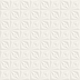 Revestimento Drapeado Branco Ceusa Acetinado com 2 Peças 58x58cm