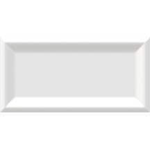 Revestimento para Parede Roca Mondrian White Ice Branco com Relevo 7,7x15,4cm