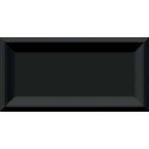 Revestimento Roca Mondrian Black Brilhante 7,7x15,4cm