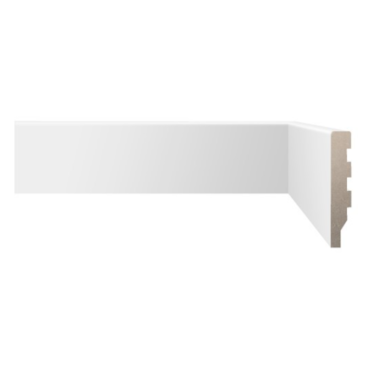 Rodapé Fit Branco Liso 10x240cm Rodapé Fit Branco Liso 10x240cm